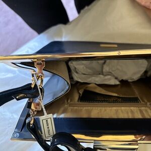 Navy blue Giulia Ricchini hand bag